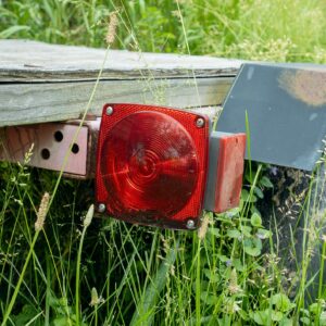 Trailer In Grass